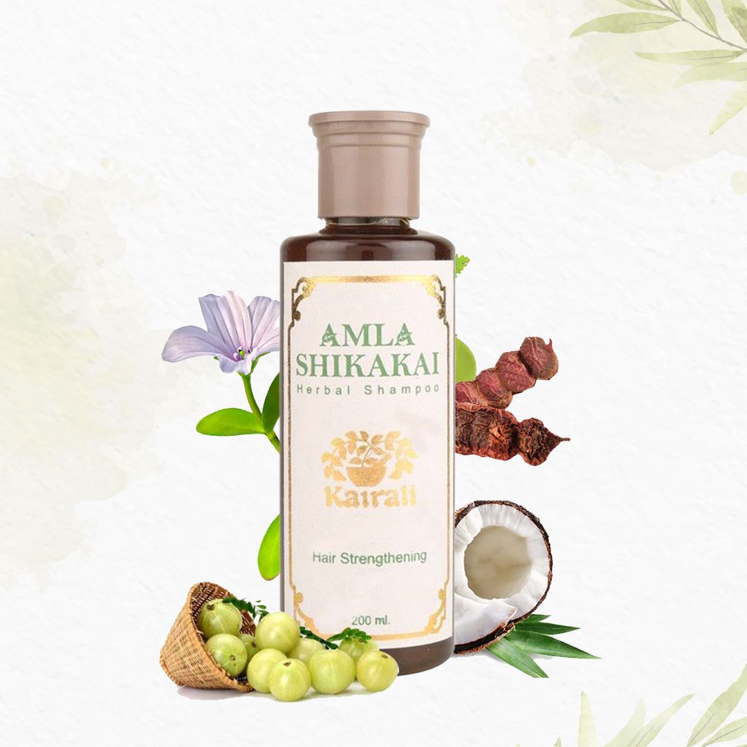 Herbal Hair Strengthening Shampoo - Restore, Nourish & Strengthen Your Hair - Kairali Ayurvedic Products