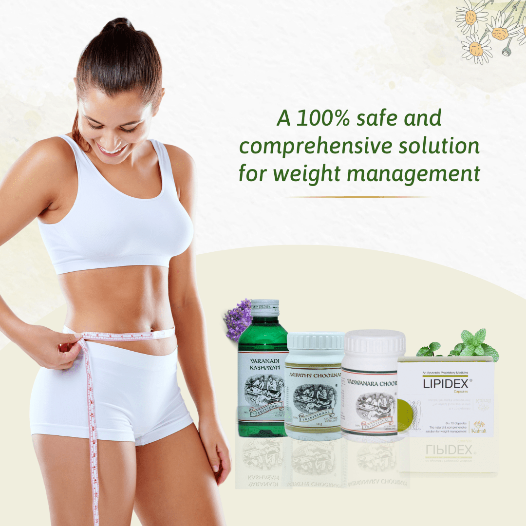 100% Safe & Comprehensive Ayurvedic Solution for Effective Weight Management - Kairali Ayurvedic Products