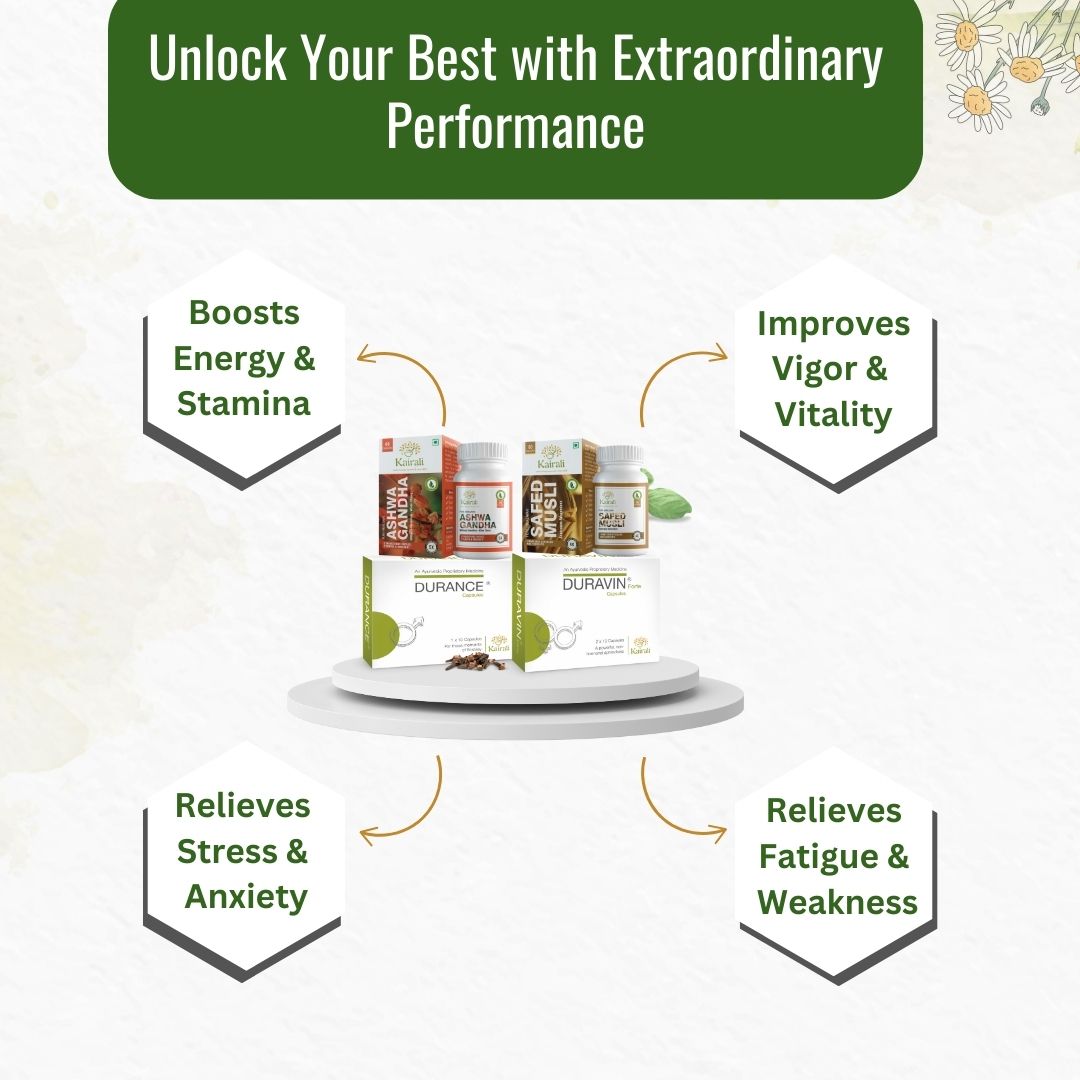 Ayurvedic Treatment for Premature Ejaculation & Erectile Dysfunction - Enhance Stamina & Performance Naturally - Kairali Ayurvedic Products