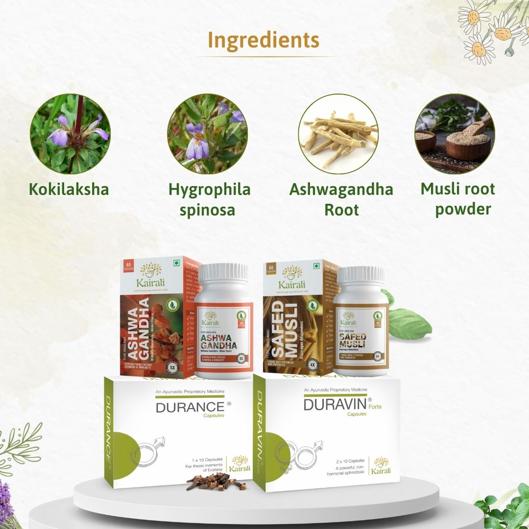 Ayurvedic Treatment for Premature Ejaculation & Erectile Dysfunction - Enhance Stamina & Performance Naturally - Kairali Ayurvedic Products