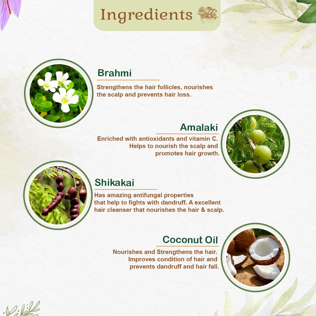Herbal Hair Strengthening Shampoo - Restore, Nourish & Strengthen Your Hair - Kairali Ayurvedic Products
