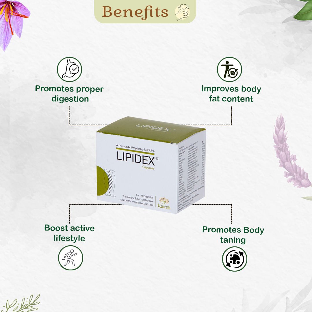 Safe & Effective Ayurvedic Weight Loss Capsules - Naturally Supports Fat Reduction - Kairali Ayurvedic Products