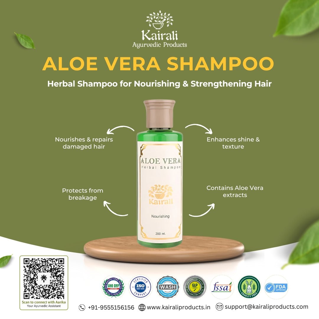 Best Herbal Shampoo for Repairing Dry & Damaged Hair Naturally - Kairali Ayurvedic Products