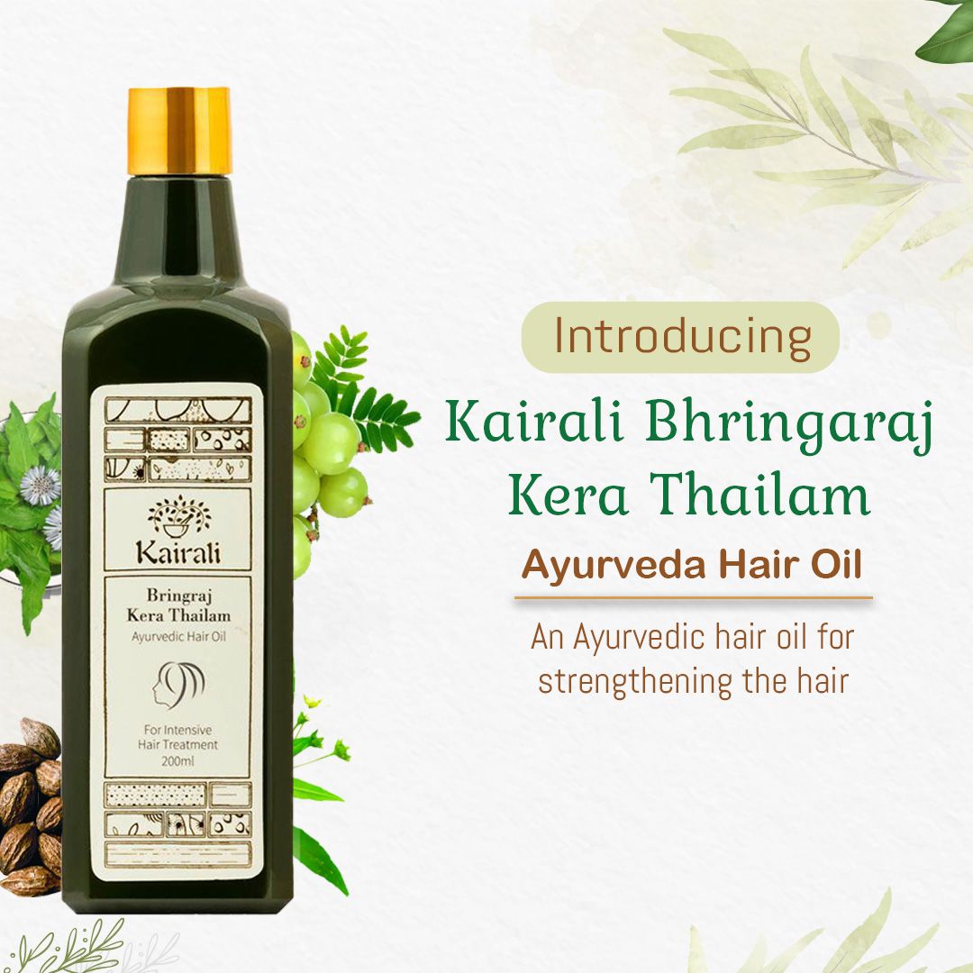 Best Ayurvedic Hair Oil for Hair Growth & Hair Fall Prevention - Kairali Ayurvedic Products