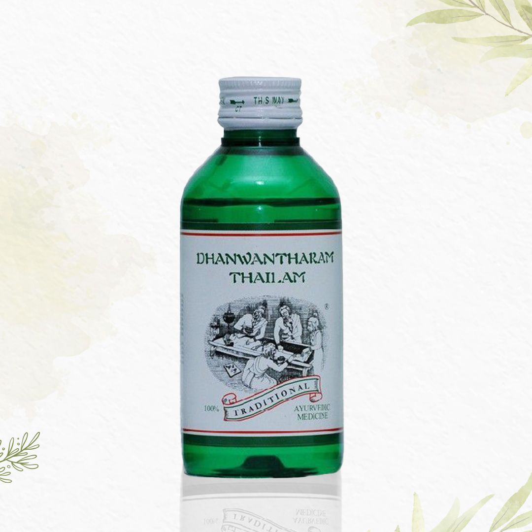 Ayurvedic Therapeutic Oil for Joint Pain, Swelling, Rheumatism & Nervous Disorders - Kairali Ayurvedic Products