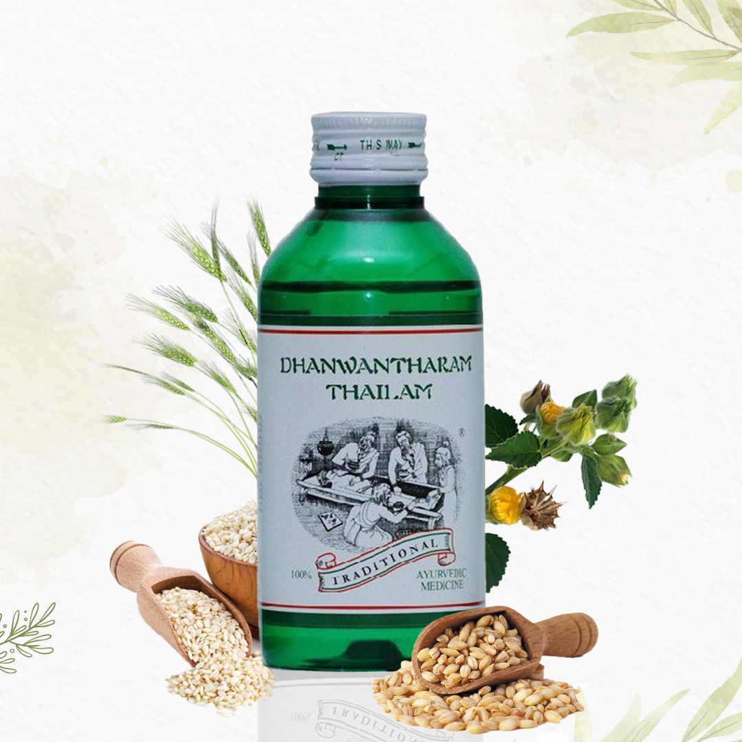 Ayurvedic Therapeutic Oil for Joint Pain, Swelling, Rheumatism & Nervous Disorders - Kairali Ayurvedic Products