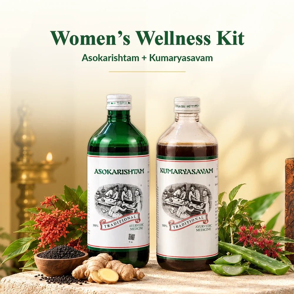Asokarishtam & Kumaryasavam Women’s Wellness Kit - Kairali Ayurvedic Products Private Limited