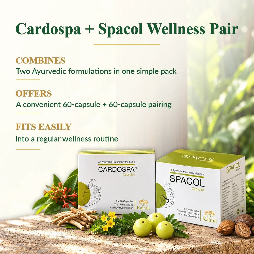 Cardospa and Spacol capsules wellness kit second product image