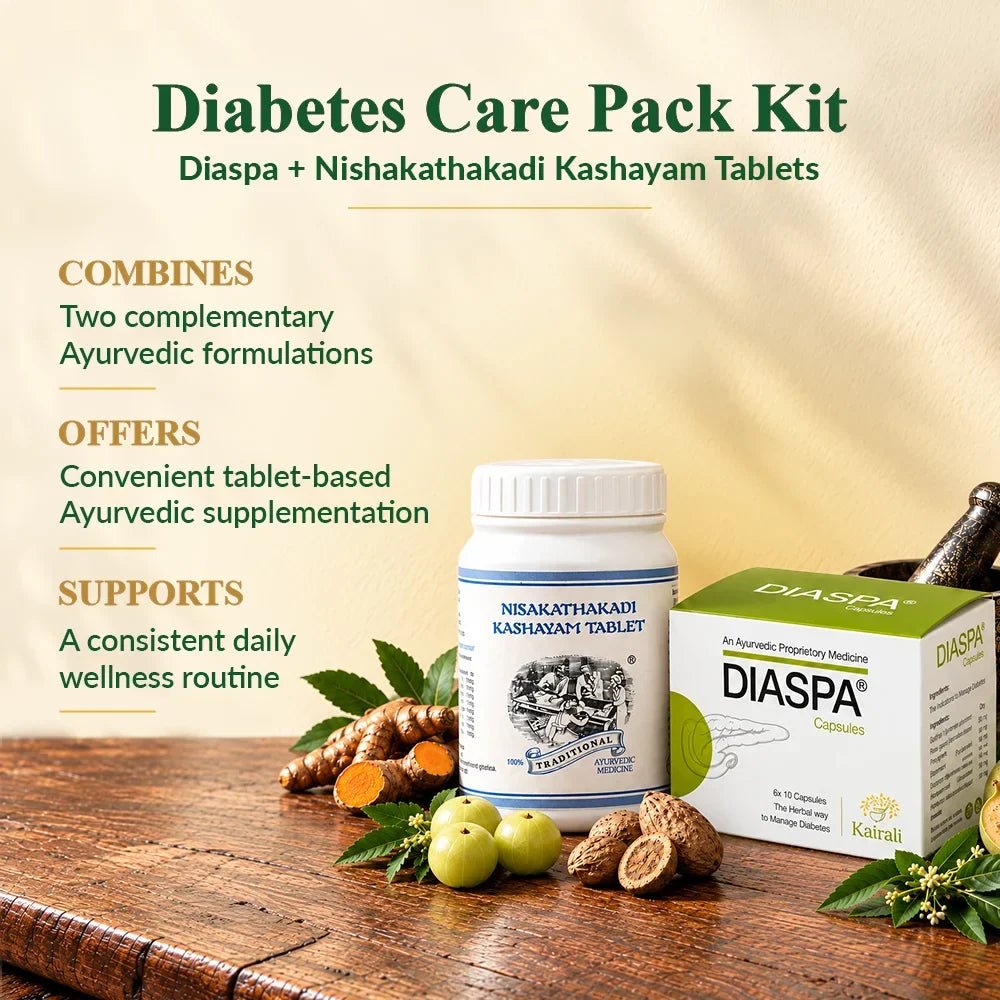 Diaspa & Nishakathakadi Kashayam Ayurvedic Wellness Kit - Kairali Ayurvedic Products Private Limited