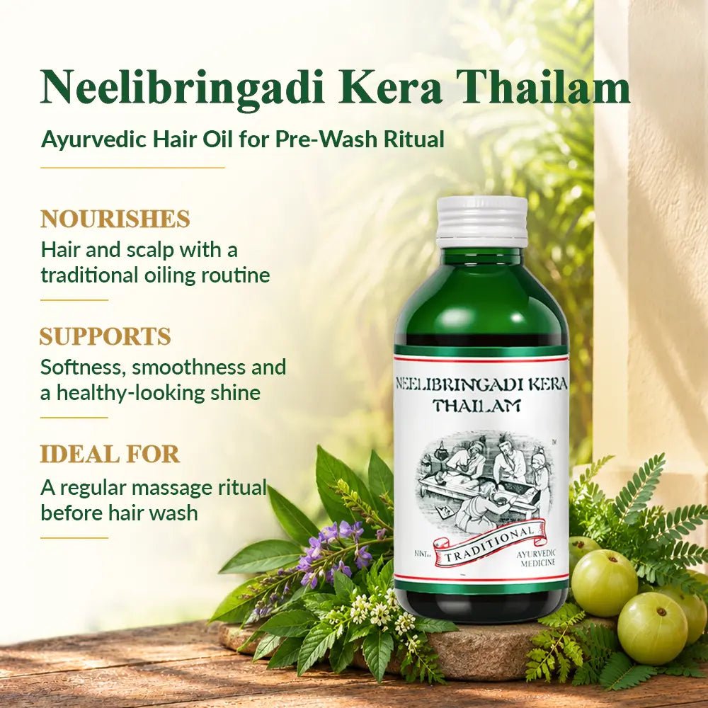 Neelibringadi Oil & Amla Shikakai Hair Care Kit - Kairali Ayurvedic Products Private Limited