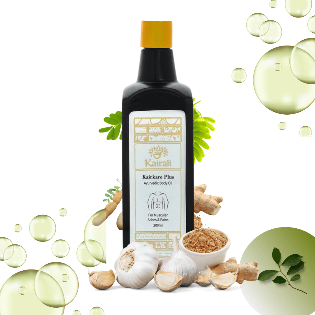 Ayurvedic Body Pain Relief Oil - Soothes Knee, Joint, Back Pain, Muscular Pains Naturally - Kairali Ayurvedic Products