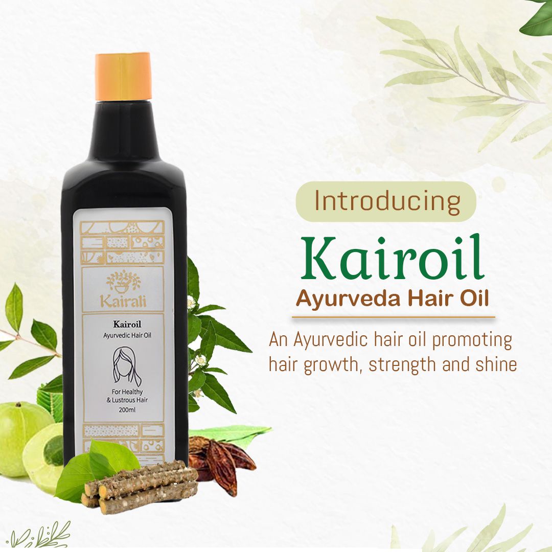 Best Ayurvedic Hair Treatment Oil – Controls Hair Fall & Eliminates Dandruff Naturally - Kairali Ayurvedic Products