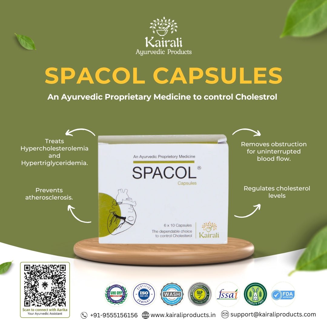 Best Ayurvedic Medicine for High Cholesterol - Natural Solution to Maintain Healthy Cholesterol - Kairali Ayurvedic Products