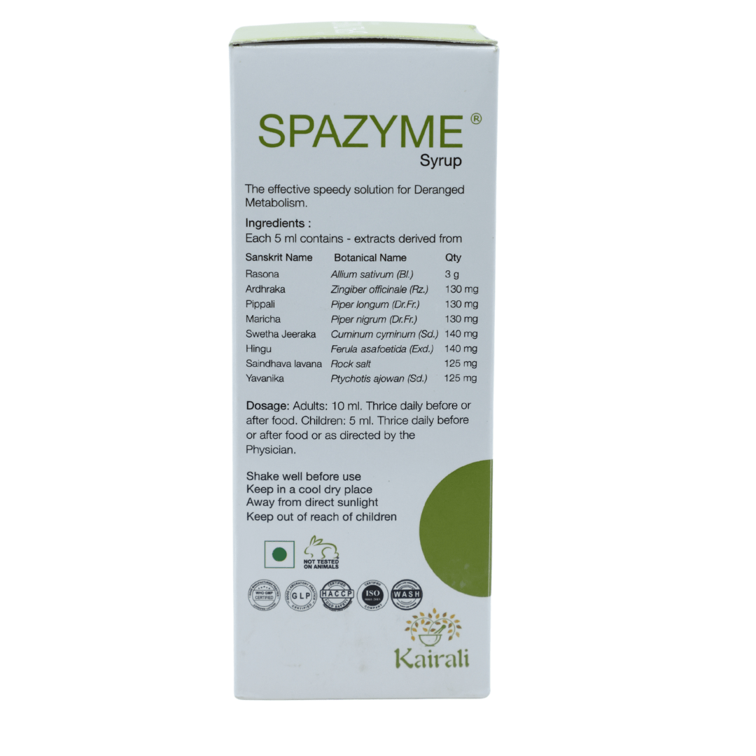 Ayurvedic Gastric & Antacid Syrup - Natural Digestive Support for Acidity & Indigestion - Kairali Ayurvedic Products