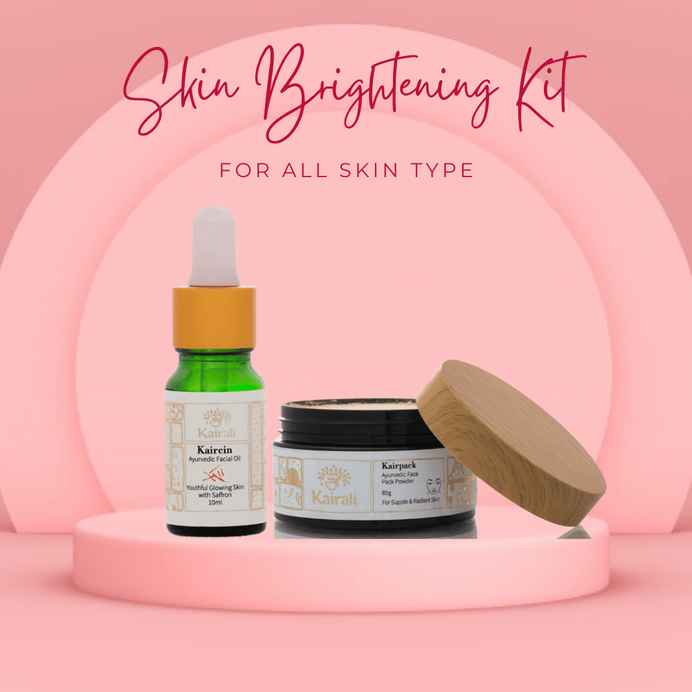 Face Care Skin Brightening Kit - Achieve Radiant & Glowing Skin Complexion Naturally - Kairali Ayurvedic Products