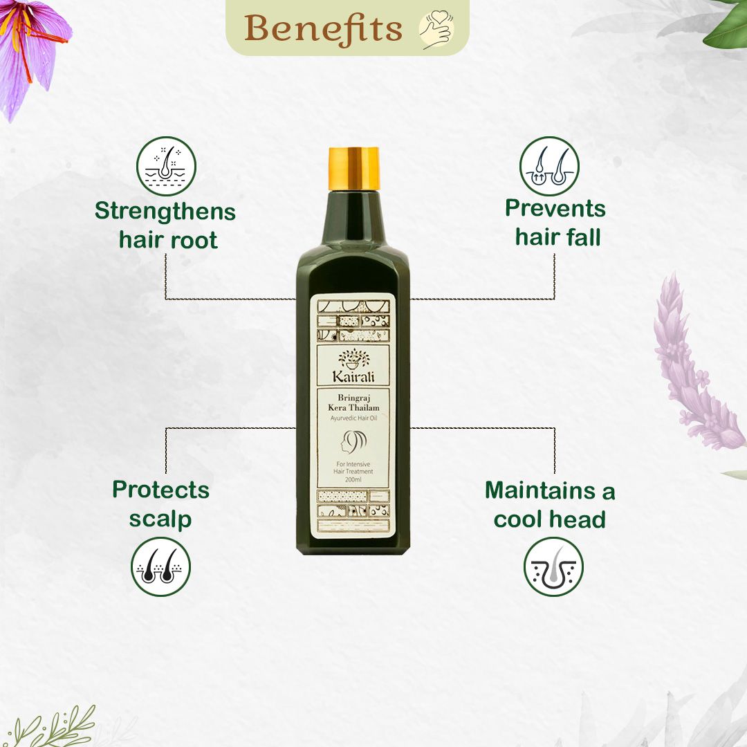 Best Ayurvedic Hair Oil for Hair Growth & Hair Fall Prevention - Kairali Ayurvedic Products