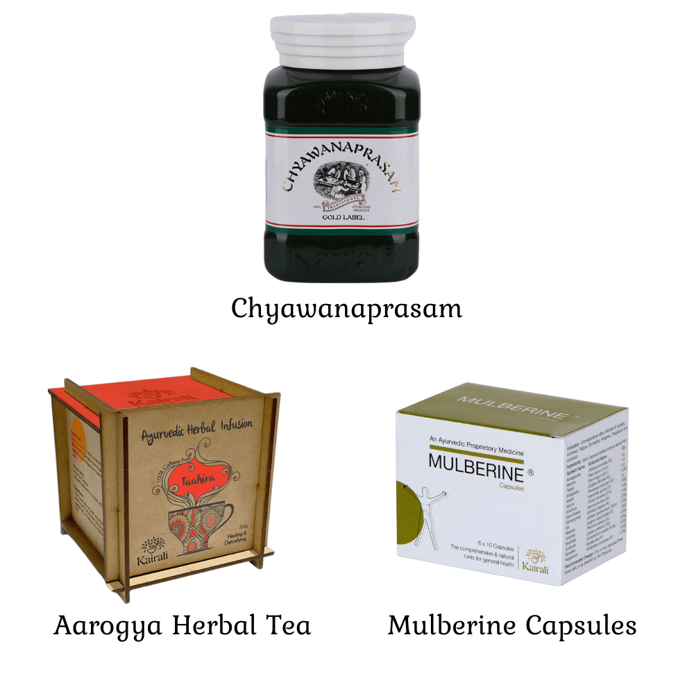 Immunity Booster Kit - Boosts Immunity, Stamina, Strength, Vigour, Vitality & Overall Health - Kairali Ayurvedic Products