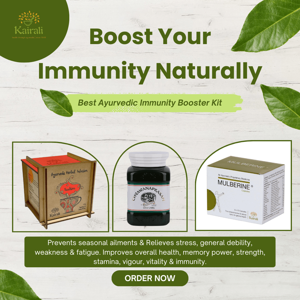 Immunity Booster Kit - Boosts Immunity, Stamina, Strength, Vigour, Vitality & Overall Health - Kairali Ayurvedic Products