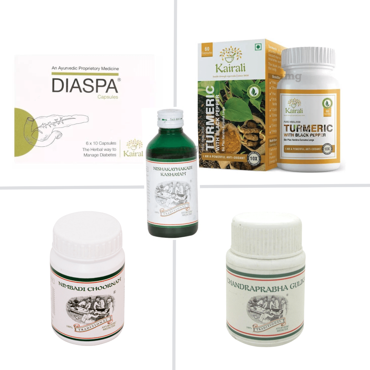 Comprehensive Ayurvedic Diabetes Management Kit – Balance Blood Sugar & Boost Vitality Naturally - Kairali Ayurvedic Products