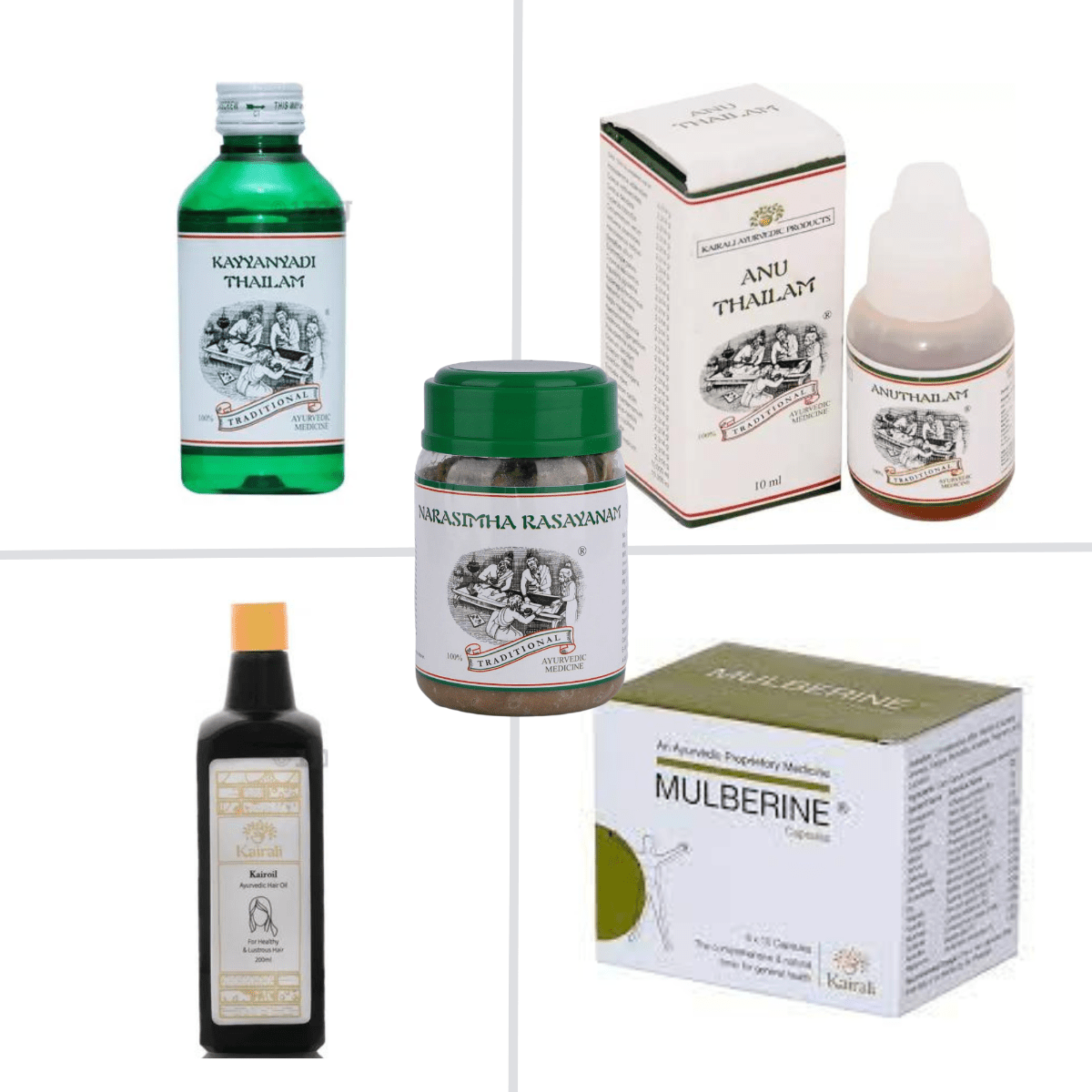 Hair Loss Treatment Kit - Effective Ayurvedic Solution for Hair Loss, Hair Fall & Scalp Health - Kairali Ayurvedic Products