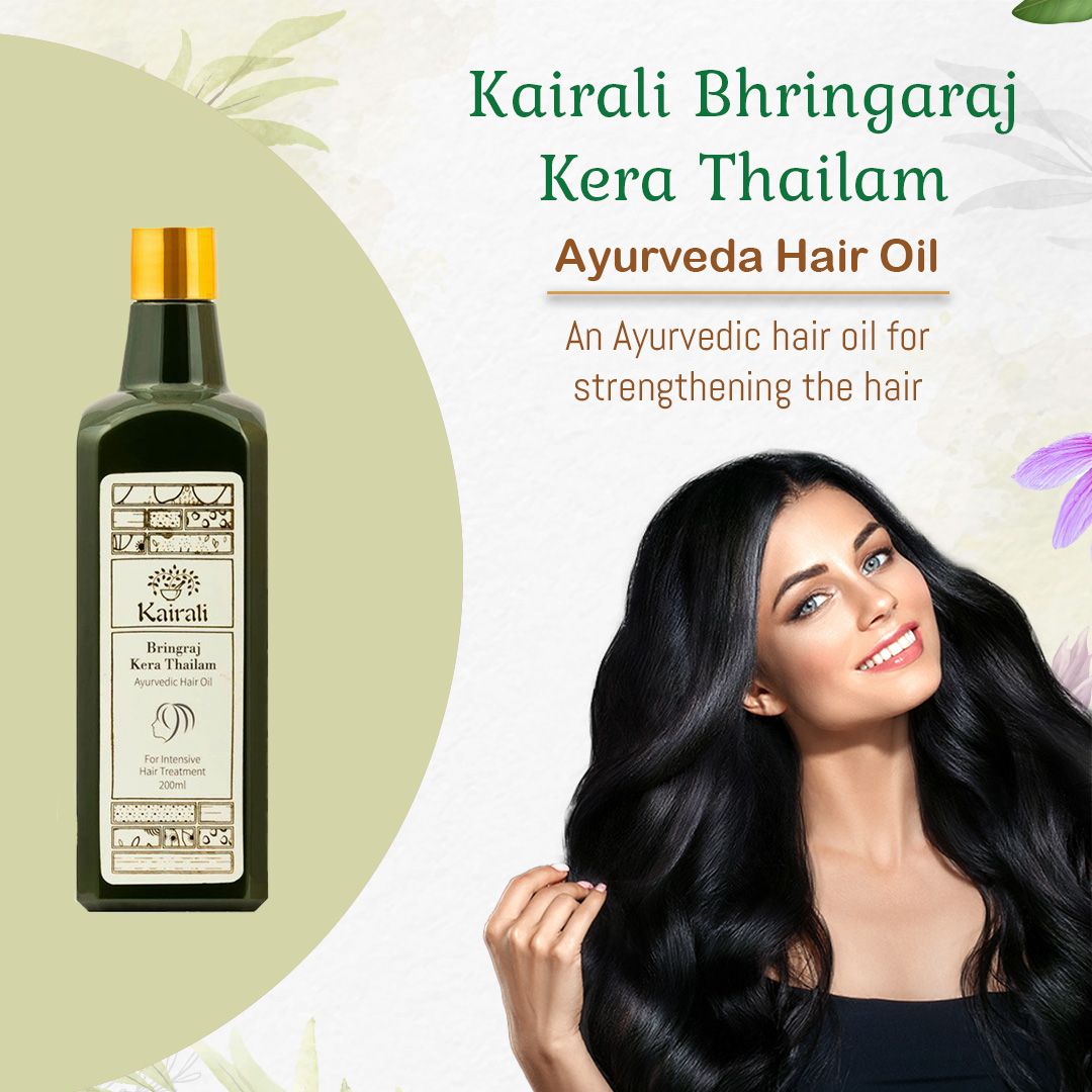 Best Ayurvedic Hair Oil for Hair Growth & Hair Fall Prevention - Kairali Ayurvedic Products