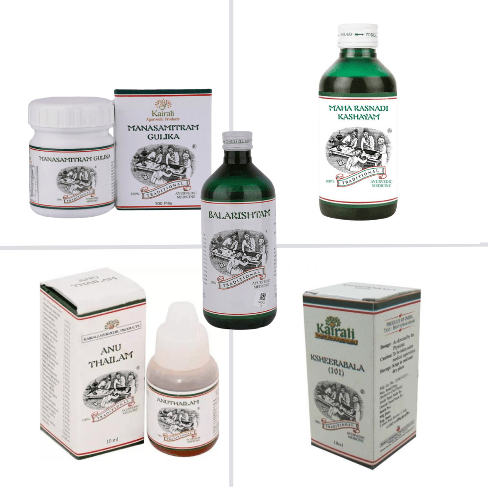 Facial Paralysis Treatment Kit - Safe & Effective Ayurvedic Medication for Faster Recovery - Kairali Ayurvedic Products