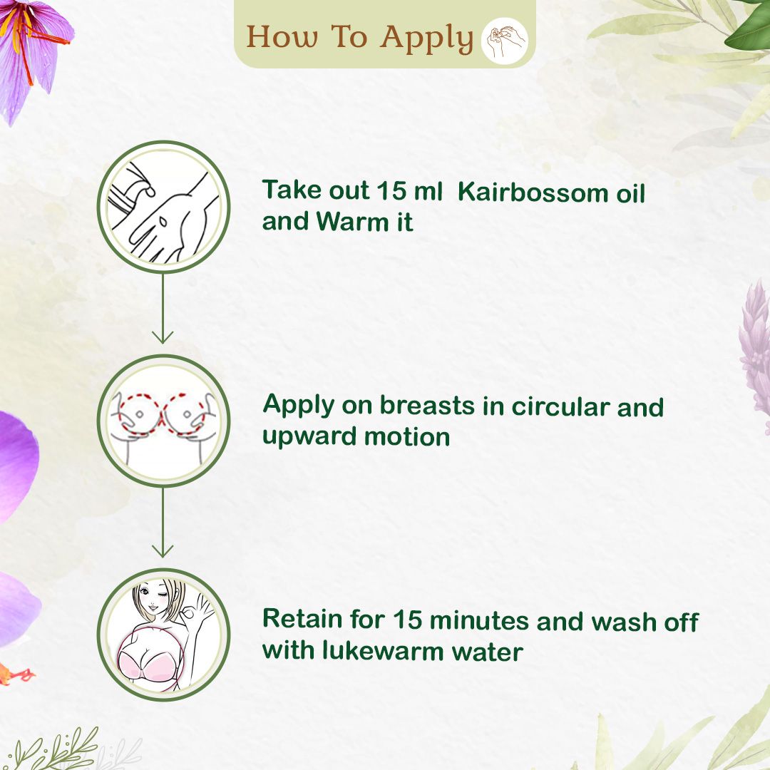 Ayurvedic Breast Massage Oil for Toning, Firming and Nourishing the Breast with Naturally - Kairali Ayurvedic Products
