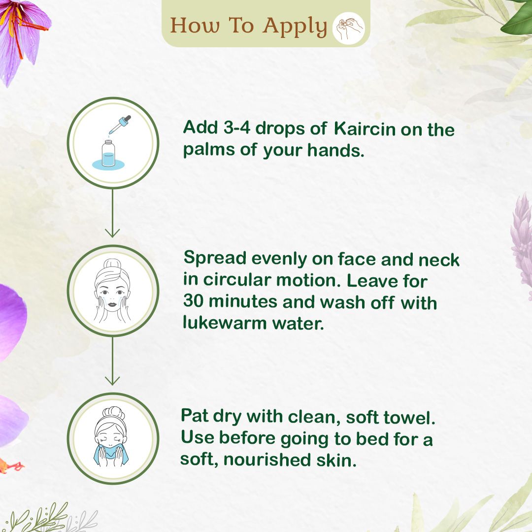 Ayurvedic Kumkumadi Oil - Saffron - Infused Facial Oil for Radiant & Youthful Glowing Skin - Kairali Ayurvedic Products