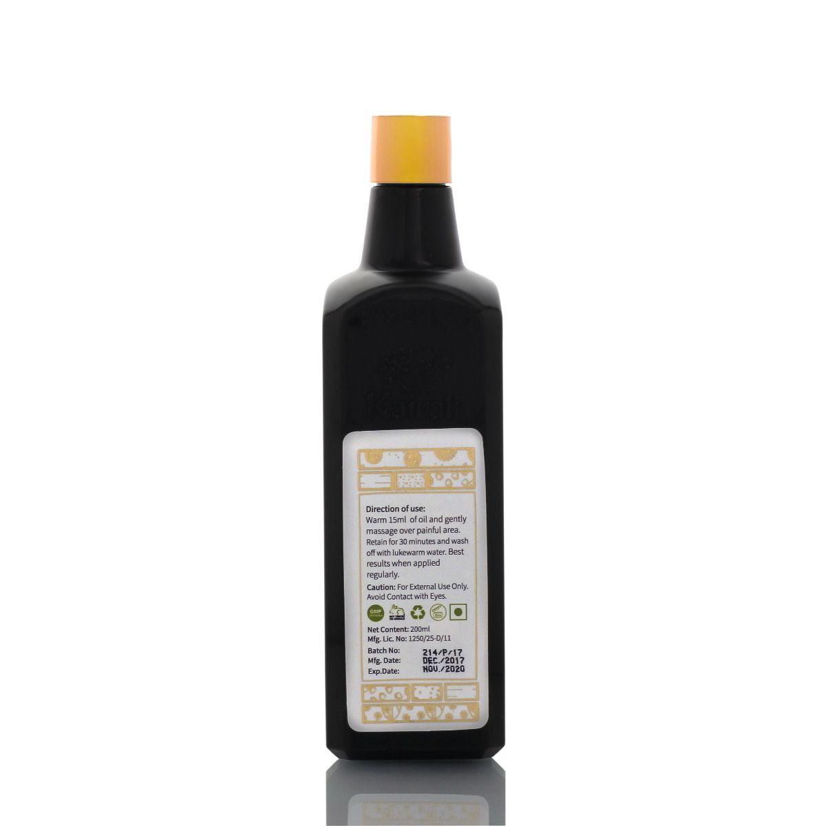 Ayurvedic Healing Oil for Bone Fractures, Acute Injuries, Sprains & Pain Relief - Kairali Ayurvedic Products