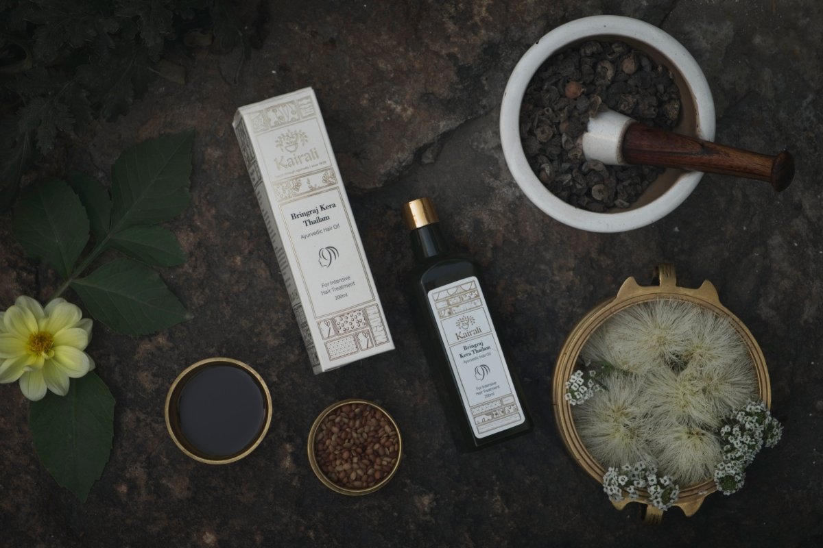 Bringraj Kera Thailam — Classical Ayurvedic Oil, 200 ml, view 10