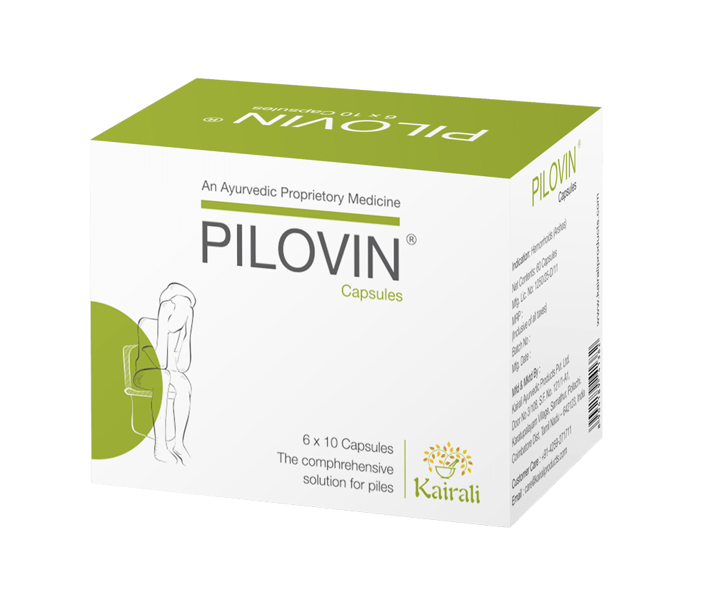 Pilovin Capsules — Ayurvedic Herbal Formulation, 60 capsules, view 6