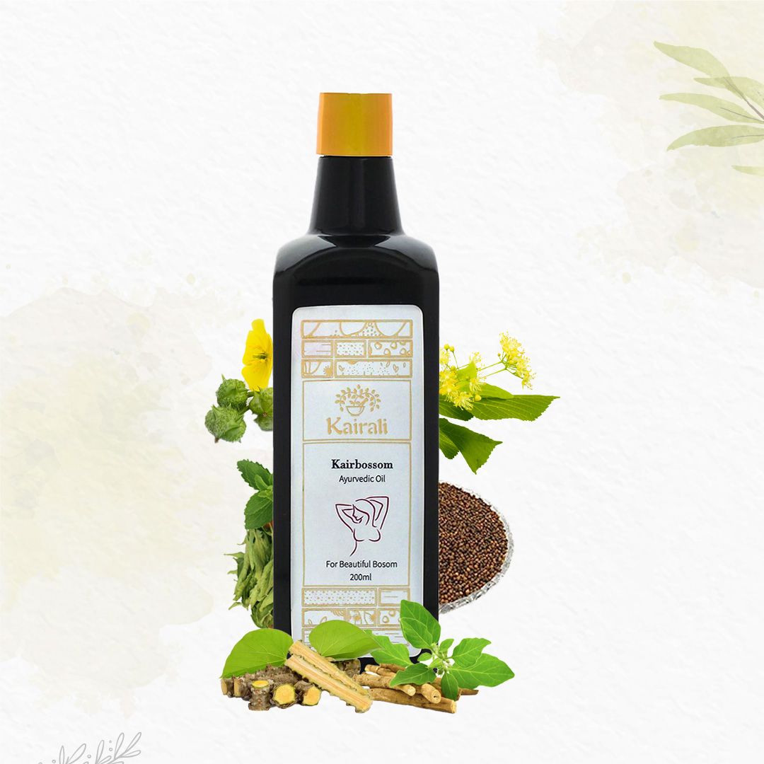 Ayurvedic breast massage oil for smoothing, conditioning & nourishing the breast naturally – Kairbossom - Kairali Ayurvedic Products Private Limited