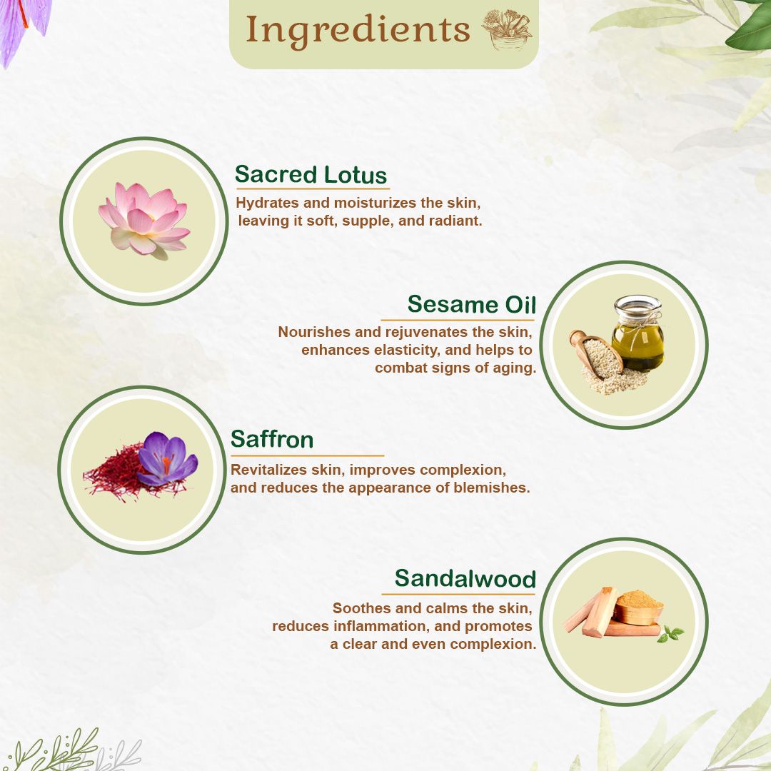 Ayurvedic Kumkumadi Oil - Saffron - Infused Facial Oil for Radiant & Youthful Glowing Skin - Kairali Ayurvedic Products