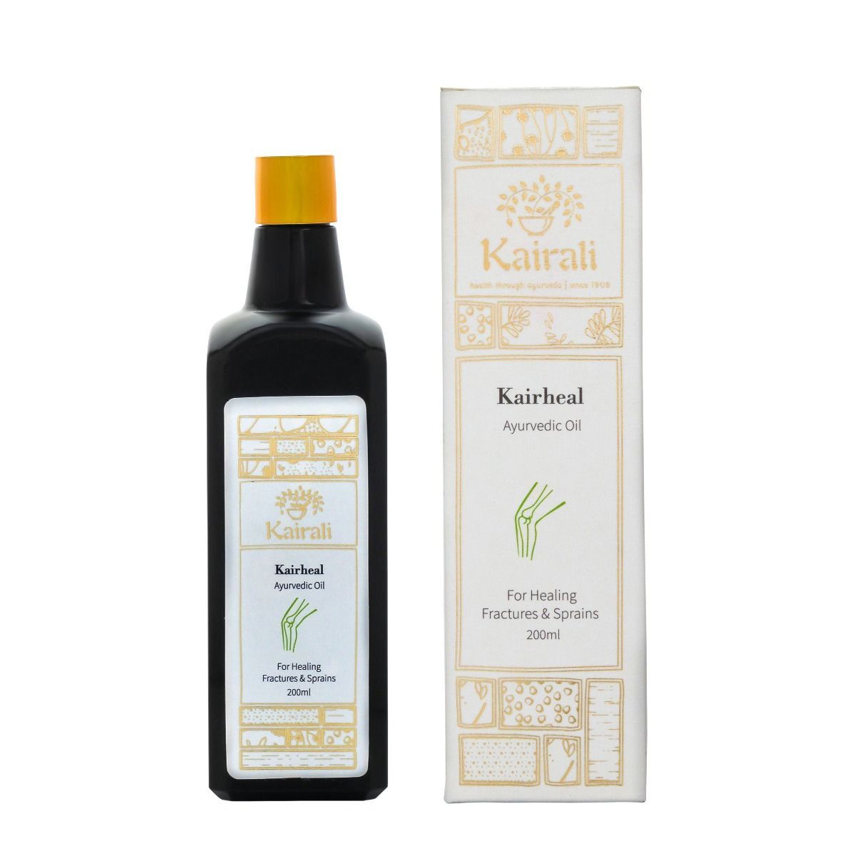 Ayurvedic Healing Oil for Bone Fractures, Acute Injuries, Sprains & Pain Relief - Kairali Ayurvedic Products
