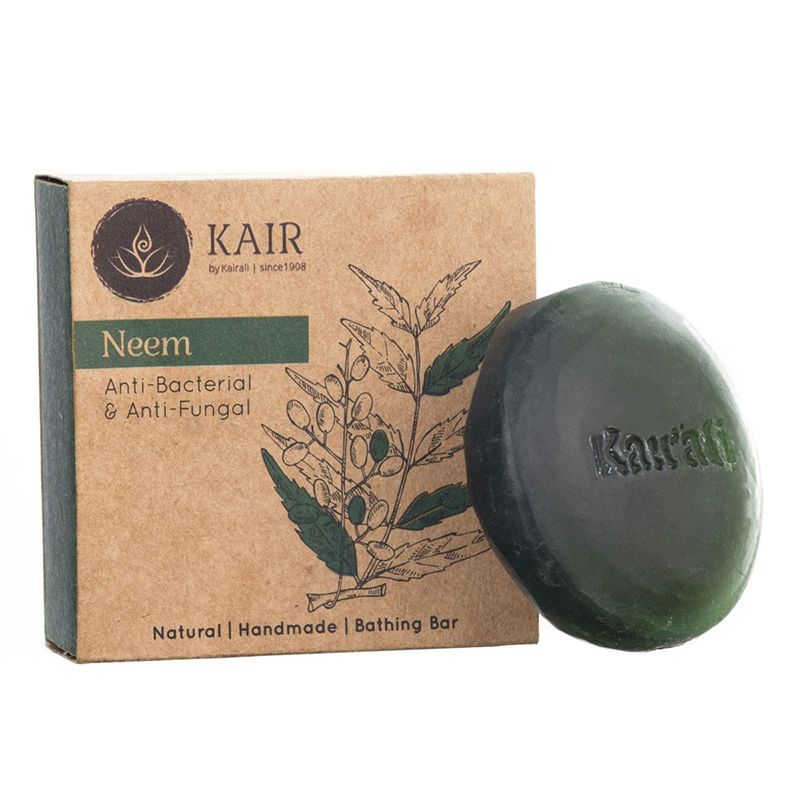 Neem Herbal Soap - Antifungal & Antibacterial Soap for Skin Protection & Skin Problems - Kairali Ayurvedic Products