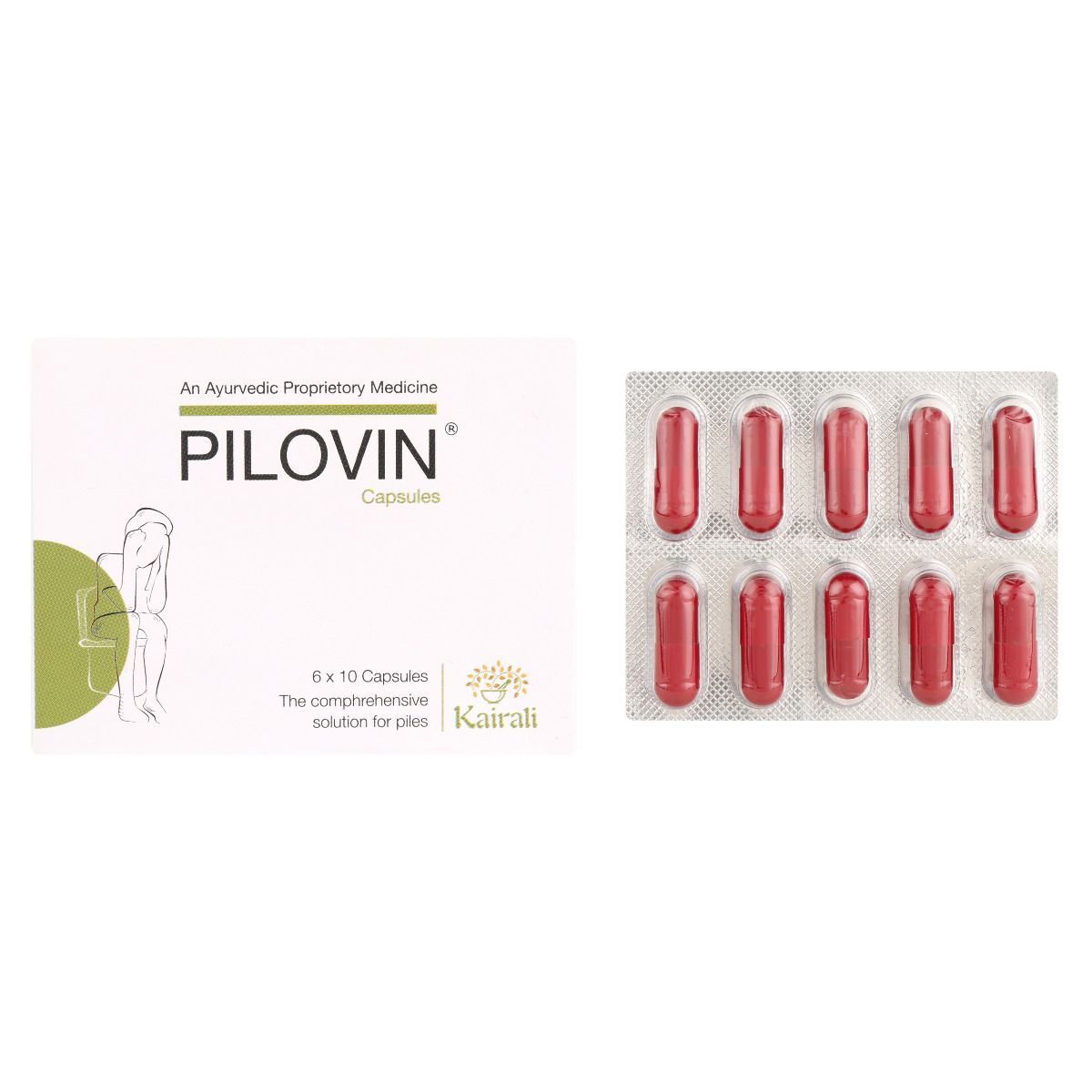 Ayurvedic Medicine for Piles, Fissures & Hemorrhoids - Relieves Bleeding & Swelling - Kairali Ayurvedic Products