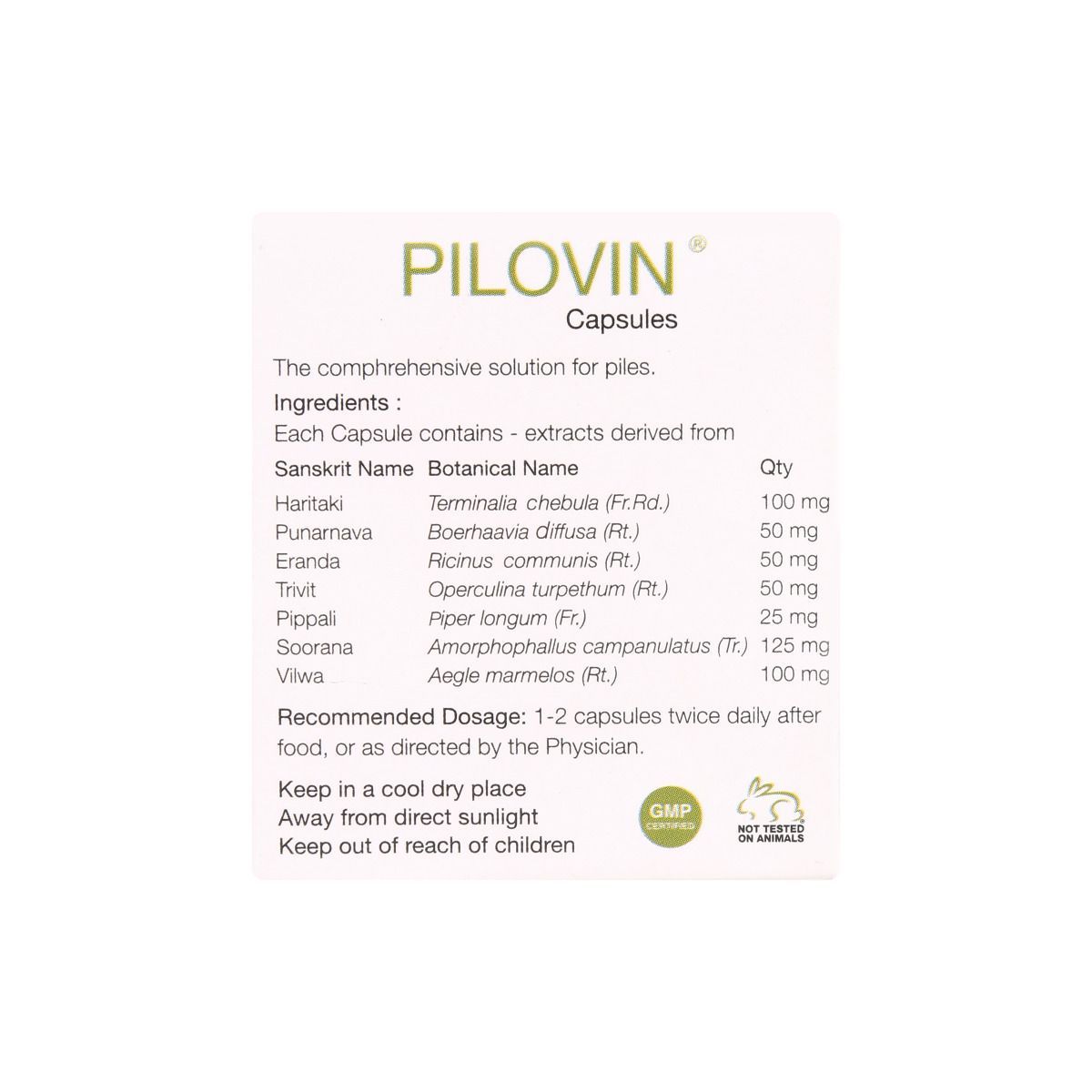 Ayurvedic Medicine for Piles, Fissures & Hemorrhoids - Relieves Bleeding & Swelling - Kairali Ayurvedic Products
