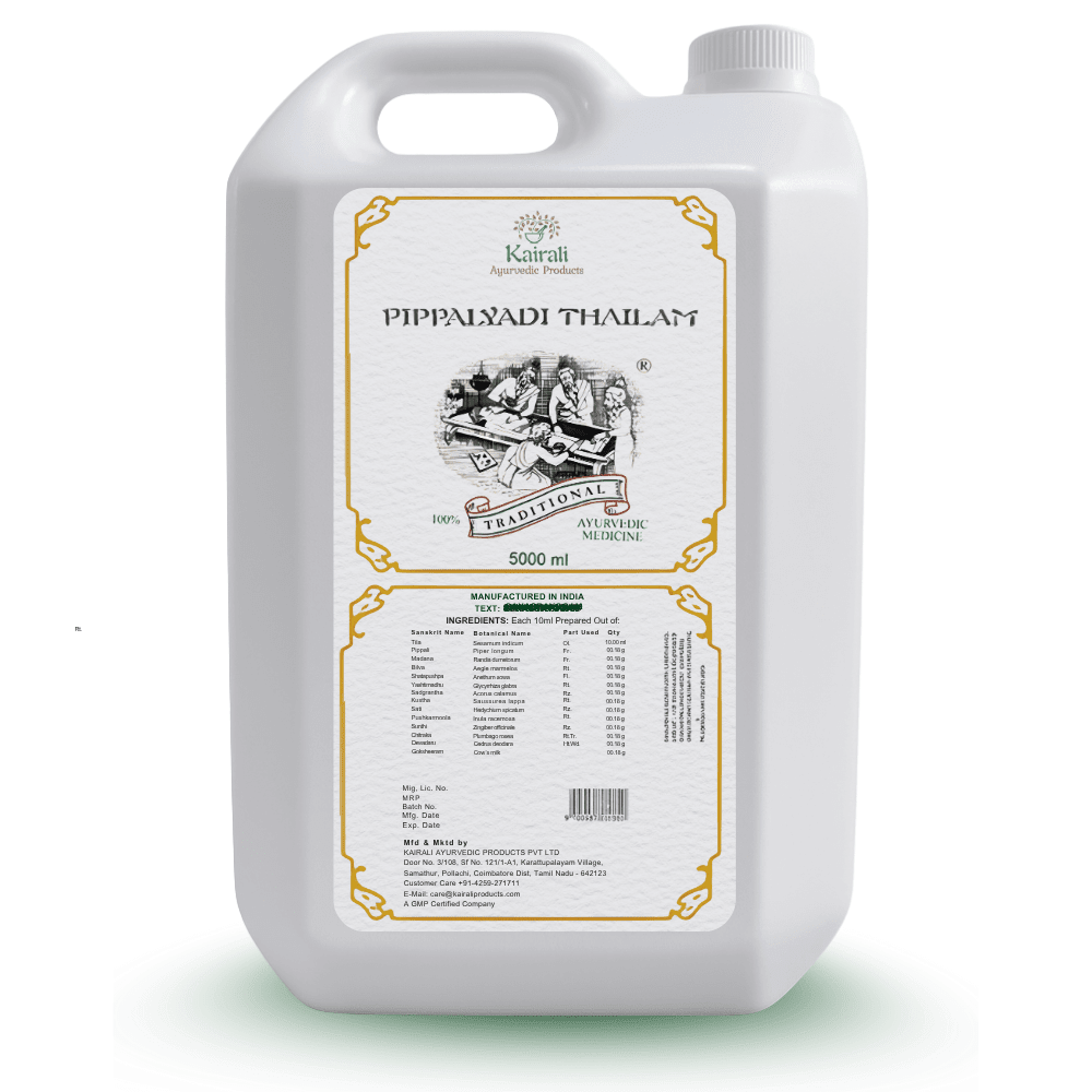 Pippalyadi Thailam – Classical Oil for Lower-Body Comfort - Kairali Ayurvedic Products Private Limited