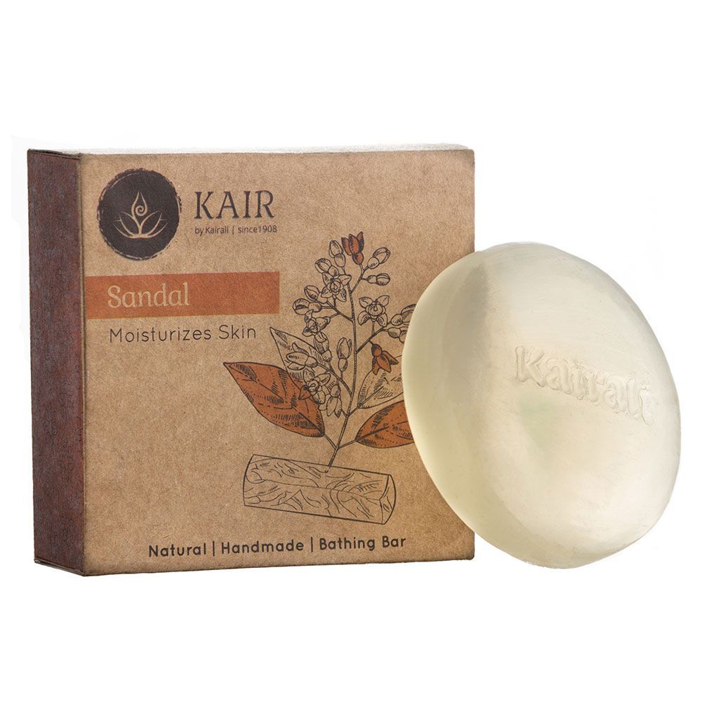 Luxurious Sandal Herbal Soap to Make Skin naturally Radiant, Hydrated & Deeply Moisturized - Kairali Ayurvedic Products