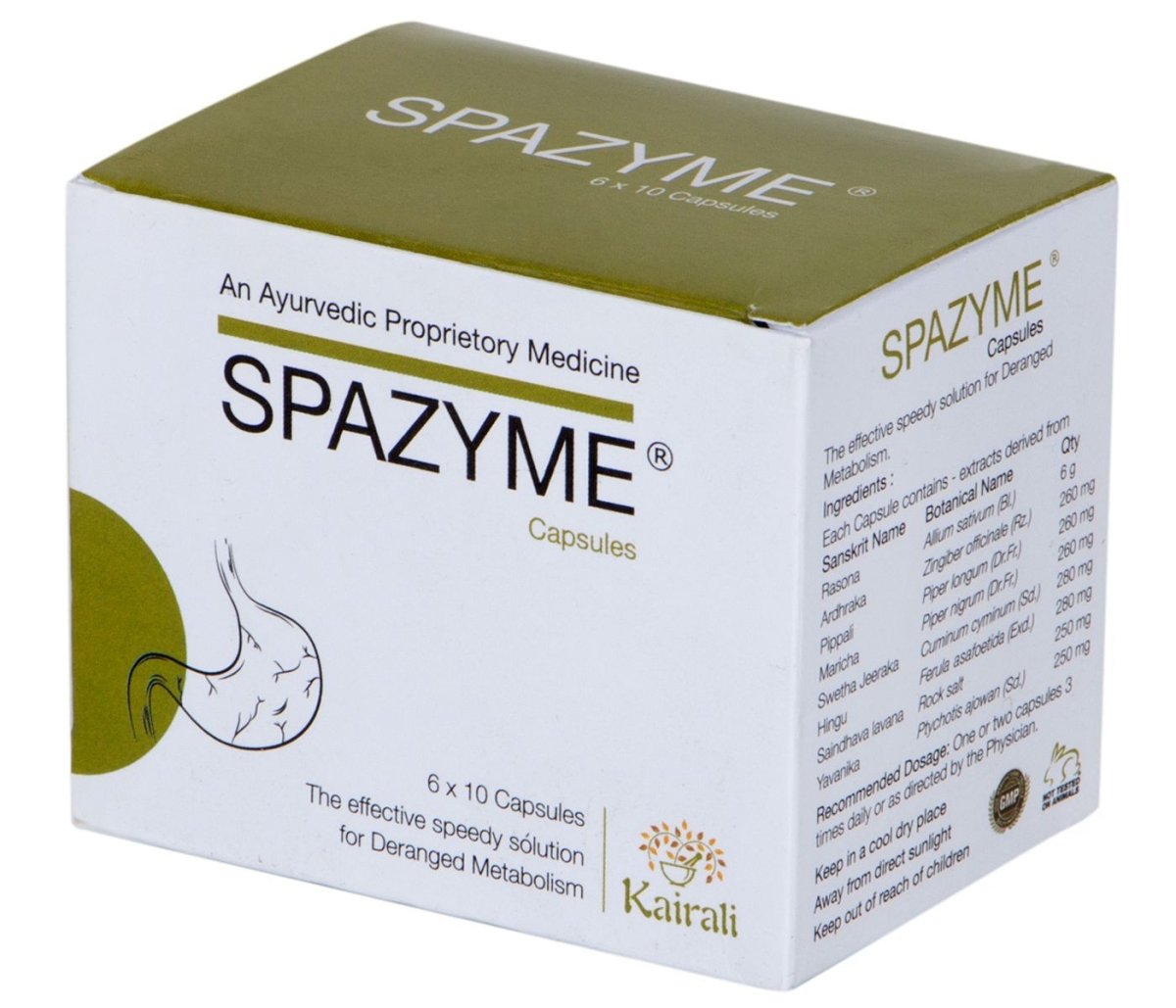 Ayurvedic Medicine for Gas, Acidity & Indigestion - Fast & Natural Relief for Gastric Issues - Kairali Ayurvedic Products