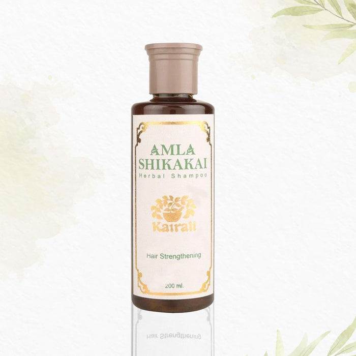 Amla Shikakai Herbal Shampoo 200 ml bottle, front view