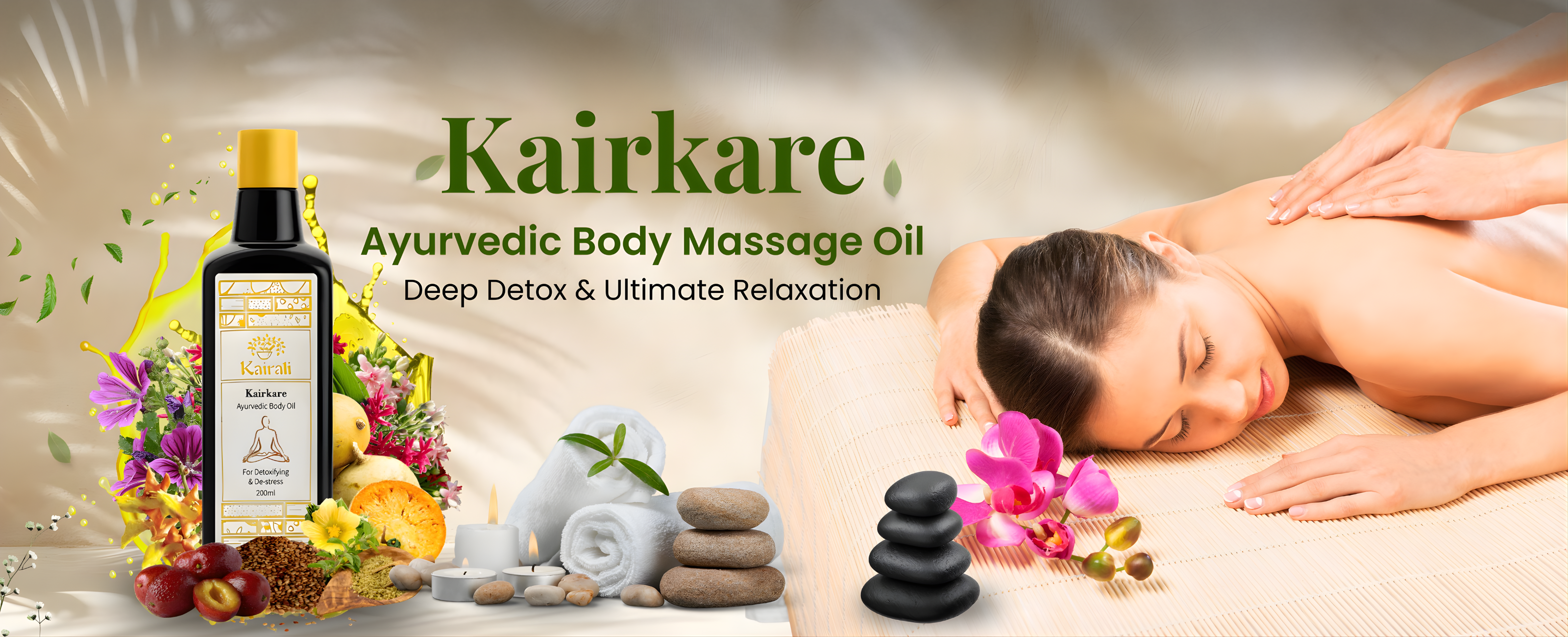 Kairkare Ayurvedic Body Massage Oil