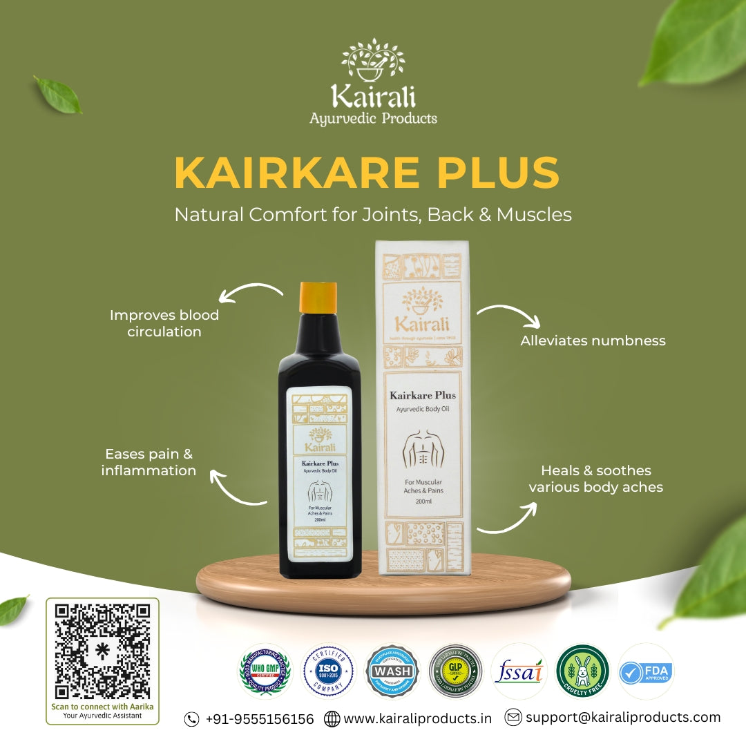 Kairkare Plus - Ayurvedic Body Pain Relief Oil
