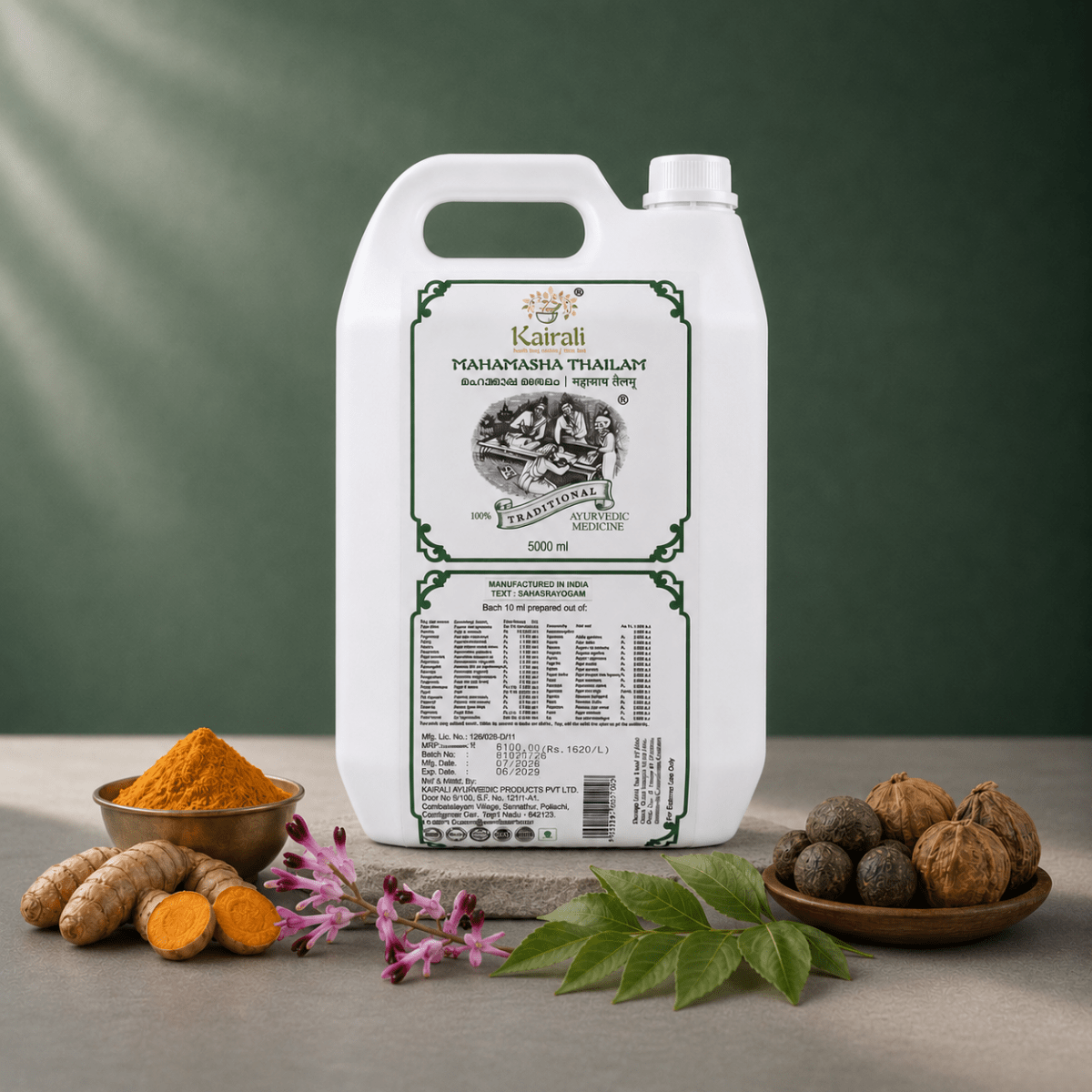 Mahamasha Thailam | Ayurvedic Joint & Muscle Massage Oil - Kairali Ayurvedic Products Private Limited