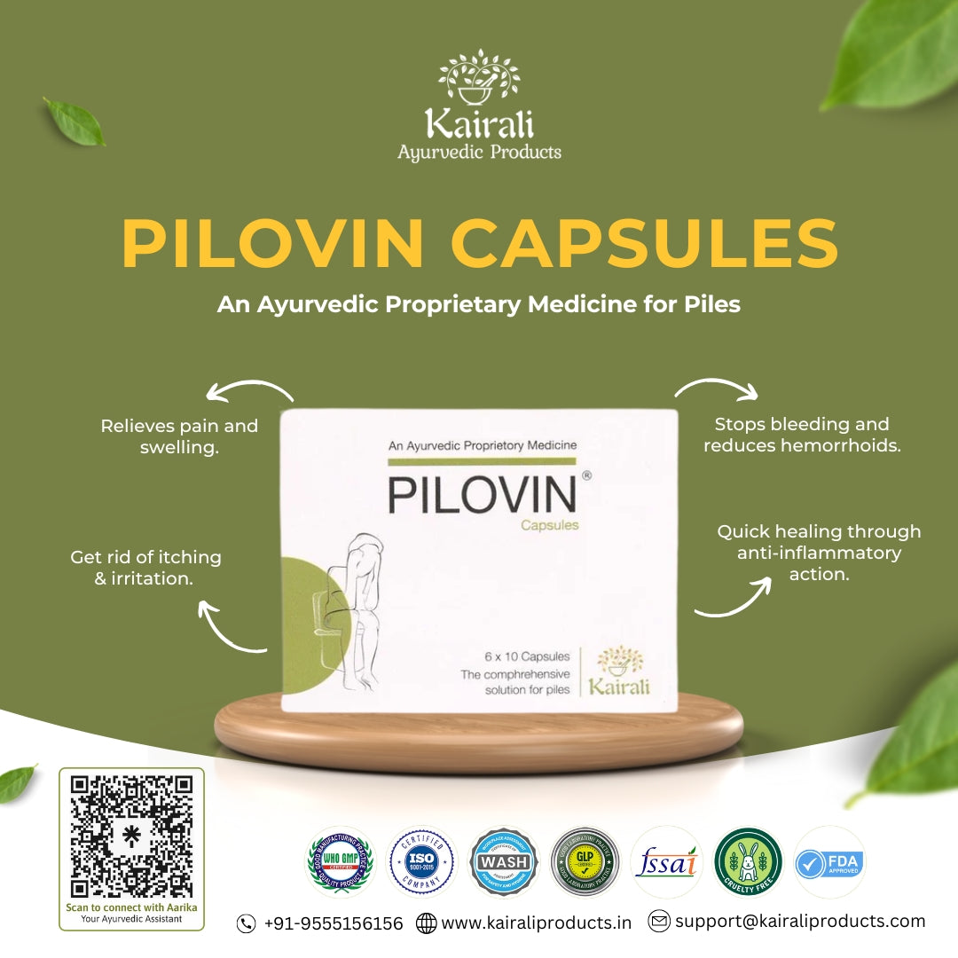 Pilovin Capsule - Ayurvedic Medicine for Piles