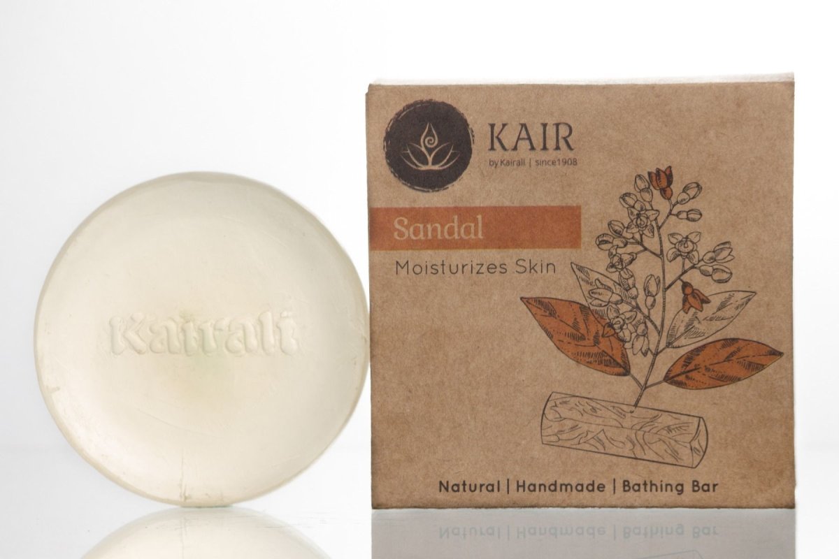 Luxurious Sandal Herbal Soap to Make Skin naturally Radiant, Hydrated & Deeply Moisturized - Kairali Ayurvedic Products