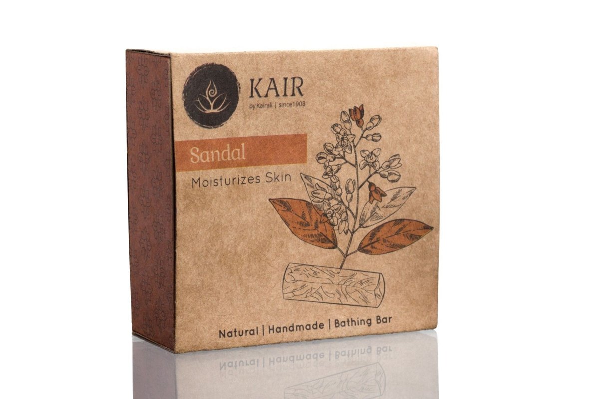 Luxurious Sandal Herbal Soap to Make Skin naturally Radiant, Hydrated & Deeply Moisturized - Kairali Ayurvedic Products