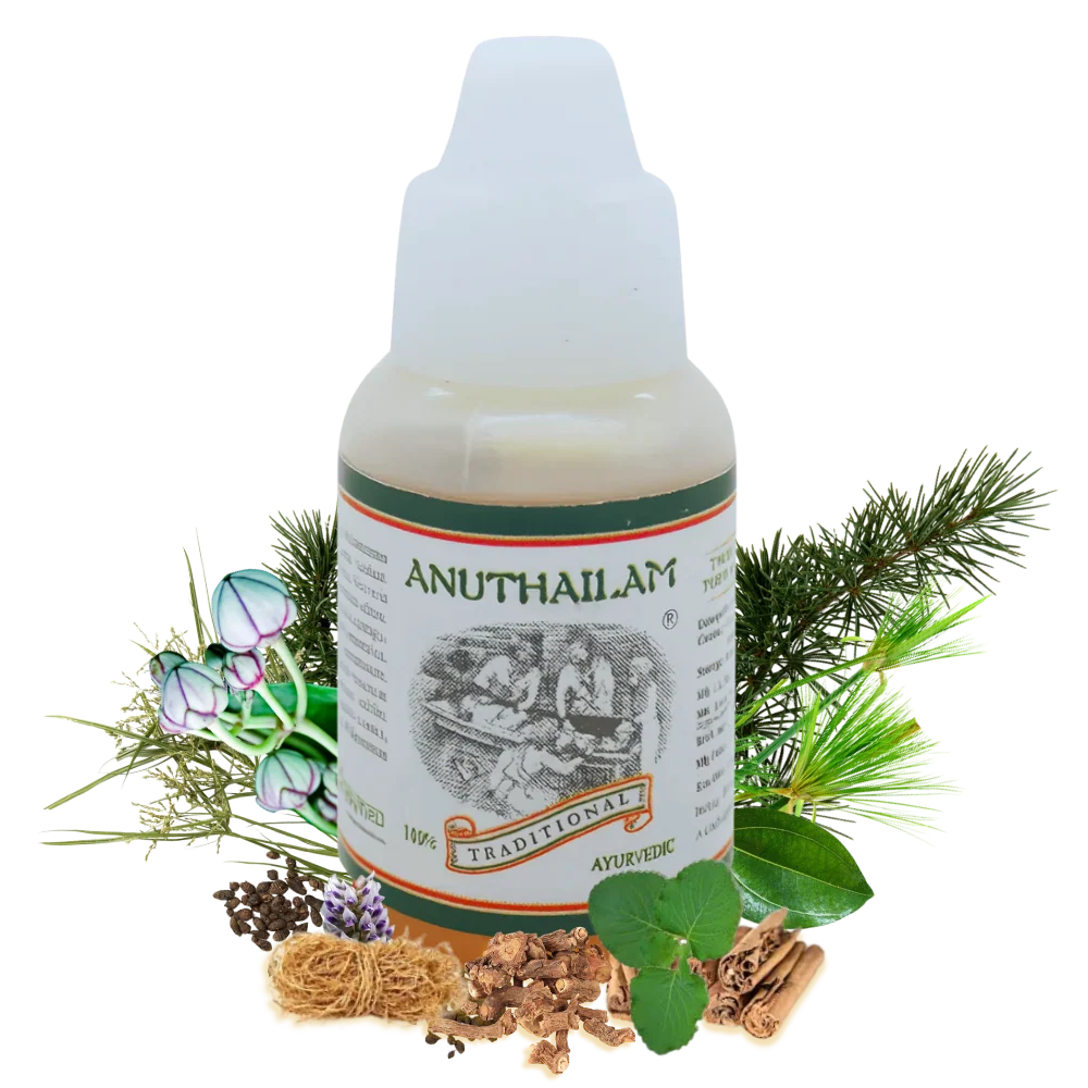 Anu Thailam — Classical Ayurvedic Nasya Oil, 10 ml - Kairali Ayurvedic Products Private Limited