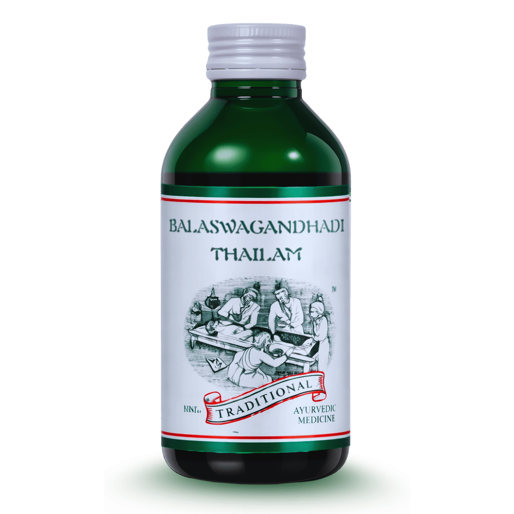 Balaswagandhadi Thailam – Ayurvedic Oil for Muscular Strength & Joint Comfort - Kairali Ayurvedic Products Private Limited