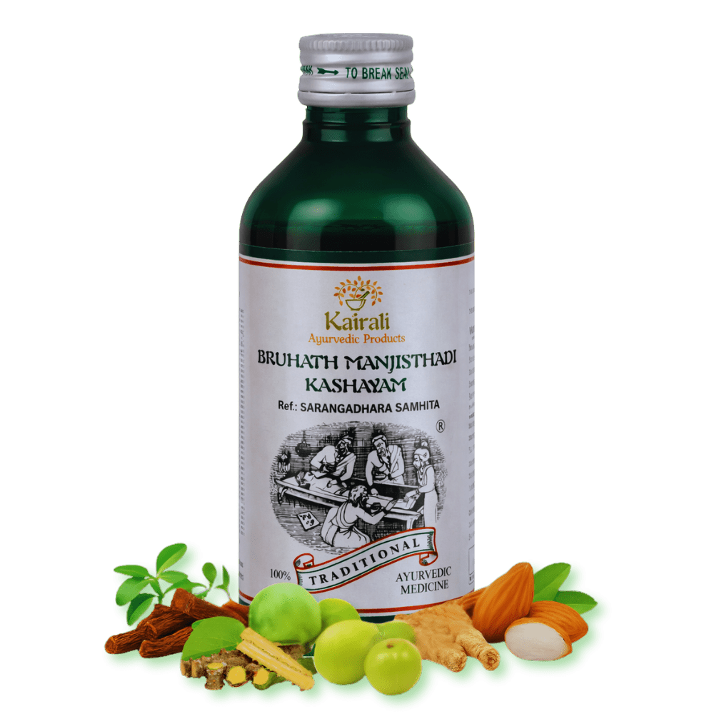 Brihat Manjishthadi Kashayam – Classical Decoction for Skin & Blood Wellness - Kairali Ayurvedic Products Private Limited